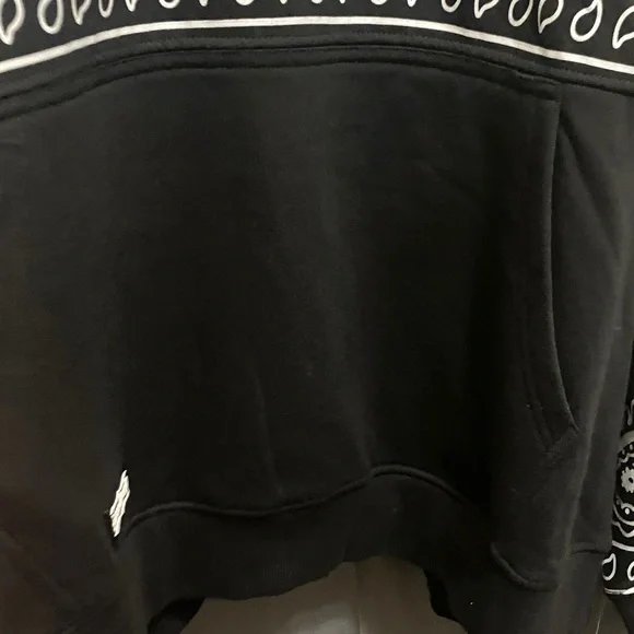 Dog Supply Men's Black and White Patterned Hoodie size 3x - Picture 12 of 14